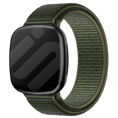 Fitbit Versa 3 Nylon Strap (Green)