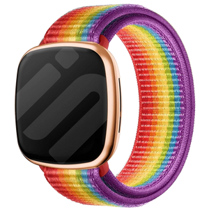 Correa nylon Fitbit Versa 3 (arcoíris)