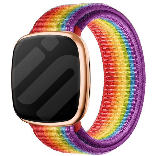 Correa nylon Fitbit Versa 3 (arcoíris)