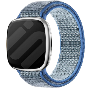 Fitbit Sense Nylonarmband (Hellblau)