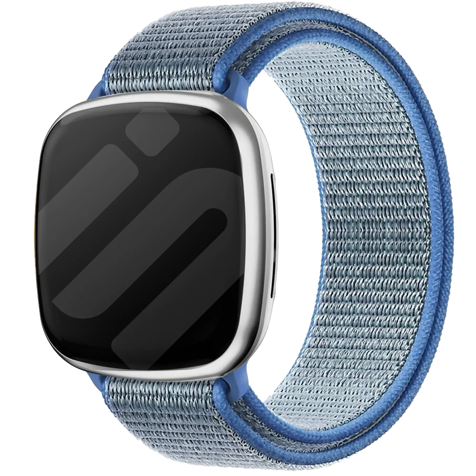 Fitbit Versa 3 Nylonarmband (Hellblau)