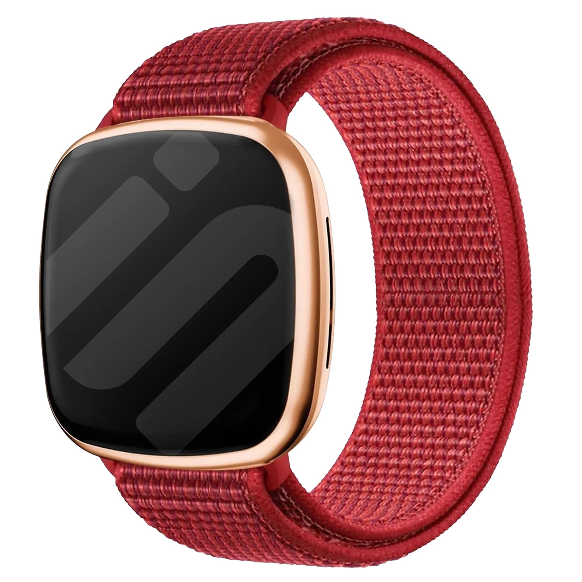 Fitbit Versa 3 Nylonarmband (Rot)