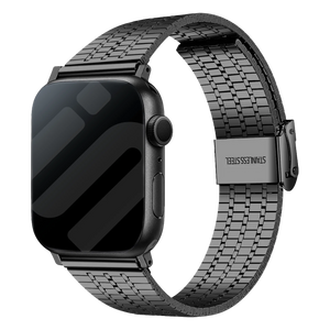 Correa acero inoxidable Apple Watch (negro)