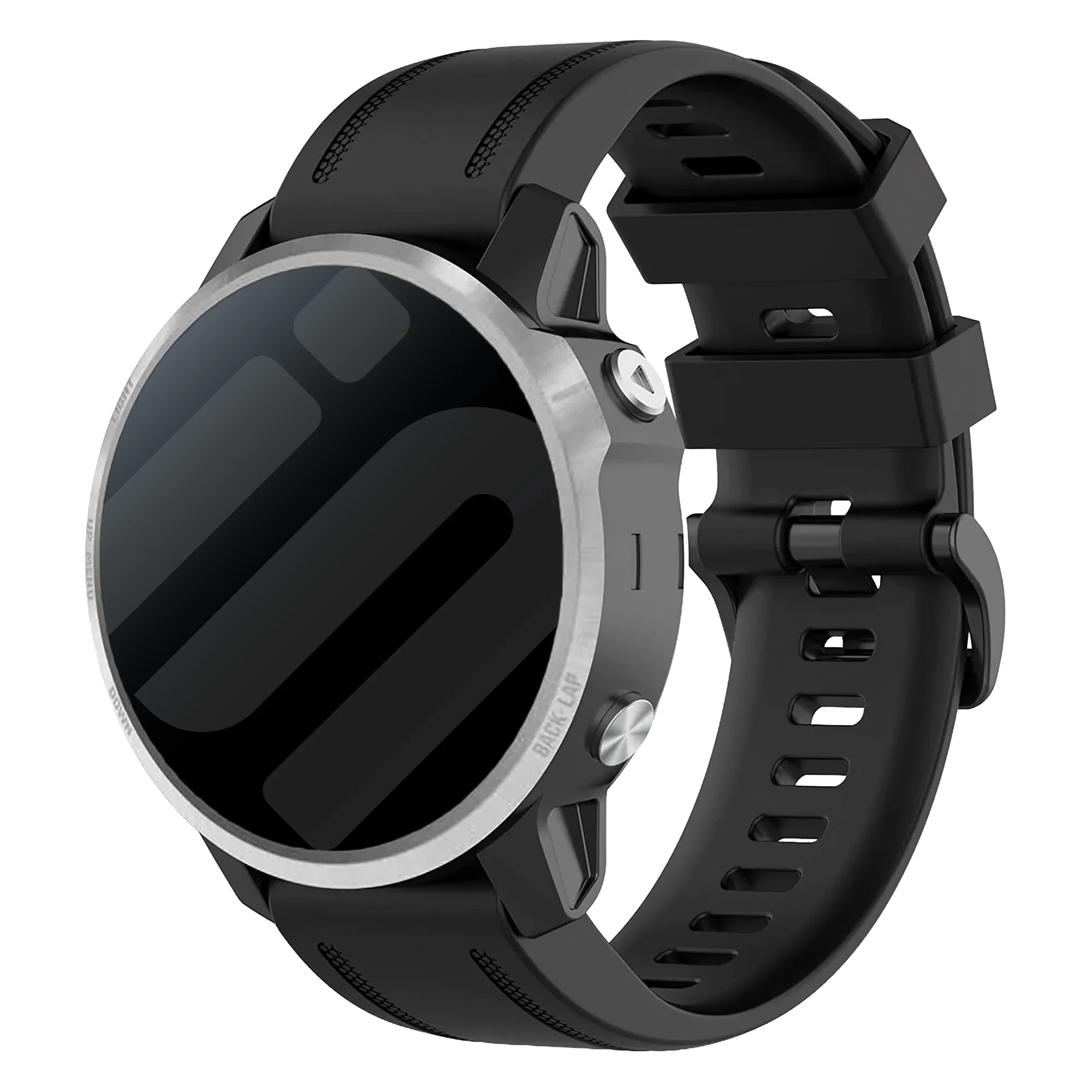 Garmin Fenix 5s/6s Silicone Strap (Black)
