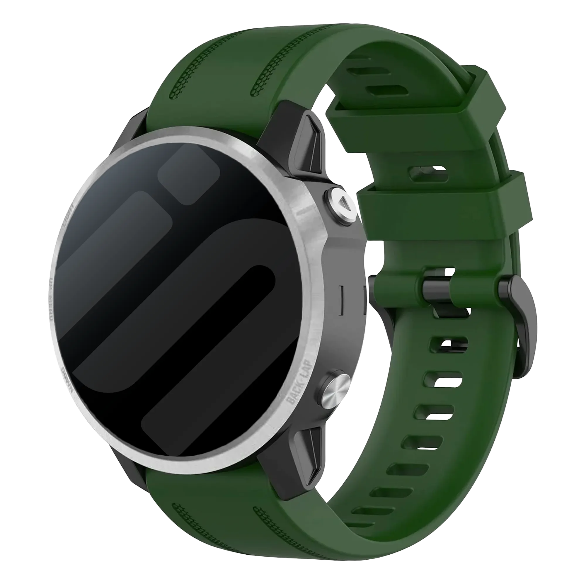 Garmin Fenix 5s/6s Silicone Strap (Army Green)