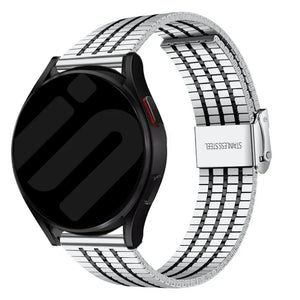 Bracelet acier fin Oppo Watch X3 (argent/noir)