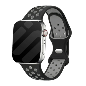 Apple Watch Armband Sport (Schwarz/Grau)
