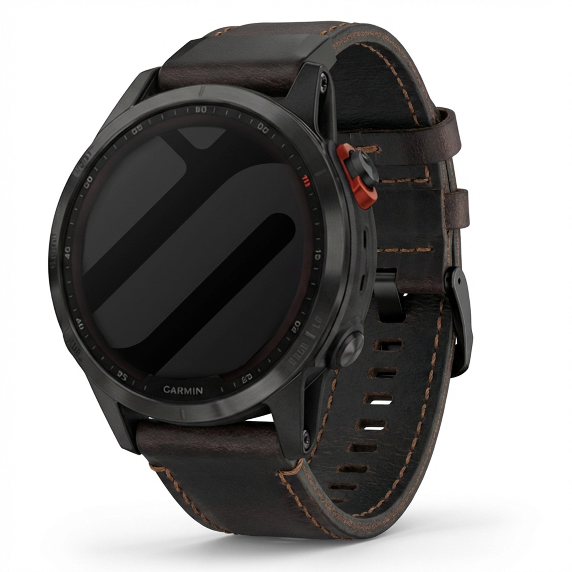 Garmin Fenix 7 Lederarmband (Dunkelbraun)