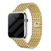 Apple Watch Stahlperlenarmband (Gold)