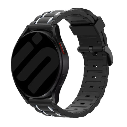 Gard Pro Health Smartwatch 3 - 48mm Sportarmband mit Schnalle (Schwarz/Weiß)