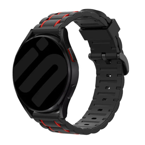 Bracelet sport avec boucle Gard Pro Health Smartwatch 3 - 48mm (noir/rouge)