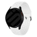 Samsung Galaxy Watch 6 - 40mm atmungsaktives Silikonarmband (Weiß)