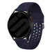 Samsung Galaxy Watch 7 - 44mm Silikonarmband mit Löchern (Dunkelblau)