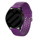 Bracelet silicone respirant Samsung Galaxy Watch 6 Classic 43mm (violet)