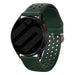 Samsung Galaxy Watch 7 - 44mm Silikonarmband mit Löchern (Armeegrün)
