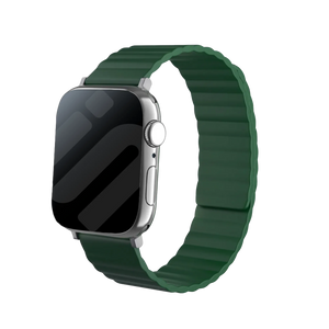 Apple Watch Magnetisches Silikonarmband (Grün)