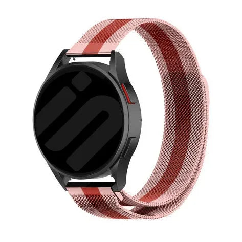 Coros Pace 2 Milanese Strap (Pink/Red)