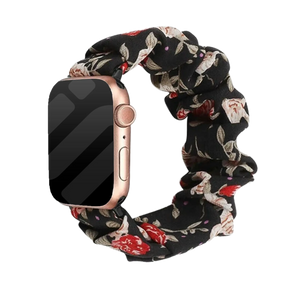 Apple Watch Scrunchie Armband (Blumen)
