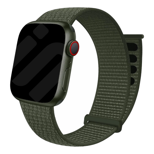 Apple Watch Nylonarmband (Armeegrün)