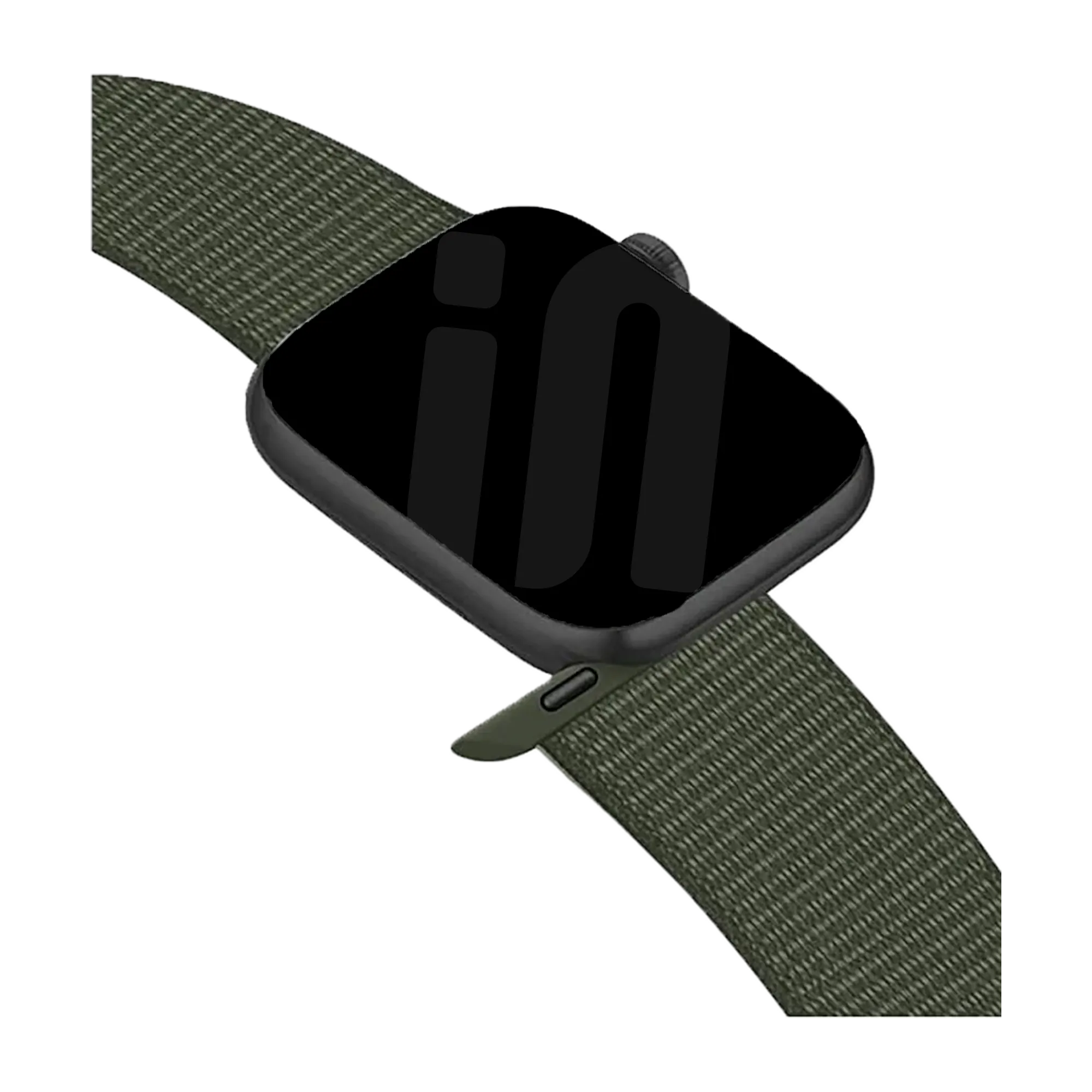 Apple Watch Nylon Loop Strap (Army Green)