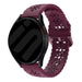 Samsung Galaxy Watch 7 - 44mm siliconen bandje met patroon (bordeaux)