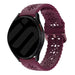 Bracelet silicone avec motif Samsung Galaxy Watch 7 - 40mm (rouge vin)
