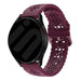 Correa de silicona con relieve Withings ScanWatch Nova (bordeos)