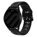 Withings Steel HR Sport Gemustertes Silikonarmband (Schwarz)