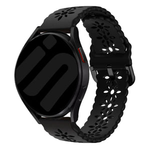 Bracelet de silicone avec relief Amazfit GTR Mini (noir)