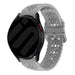 Samsung Galaxy Watch FE Silicone Strap Patterned (Gray)