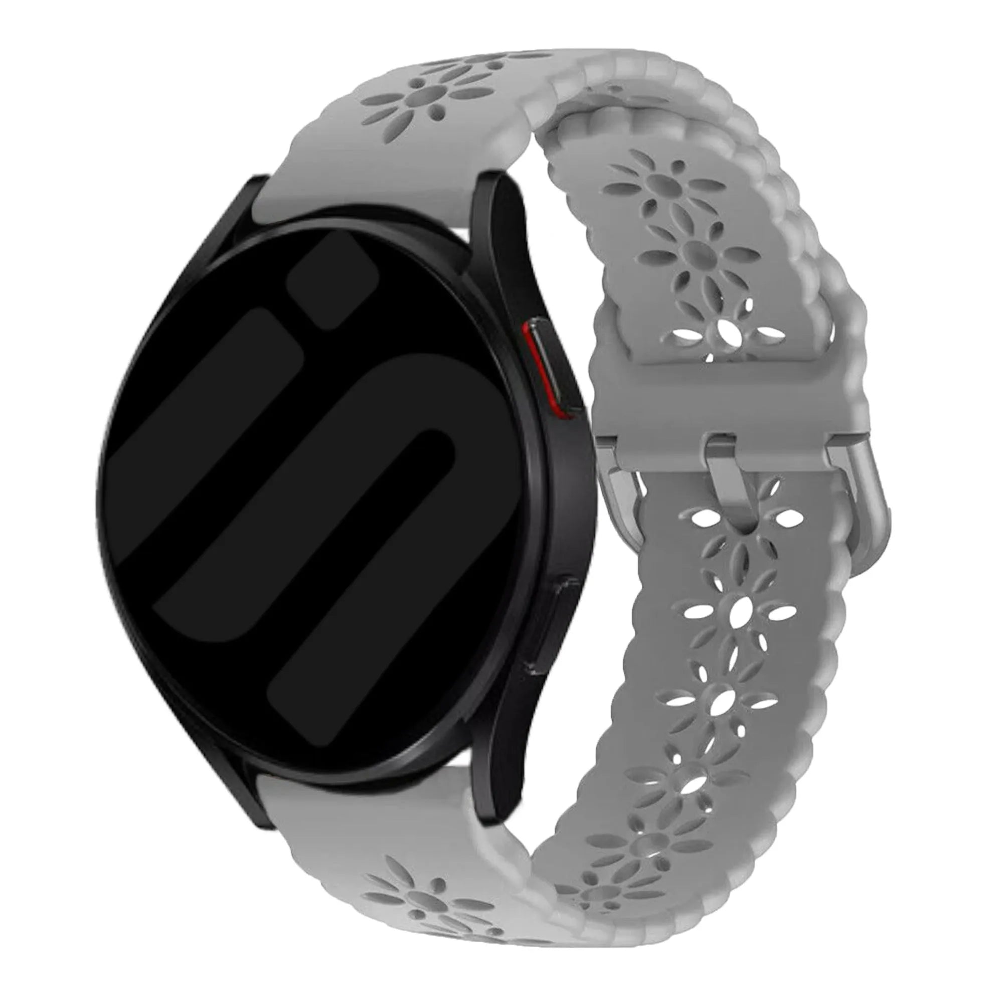 Amazfit GTS 4 Patterned Silicone Strap (Grey)