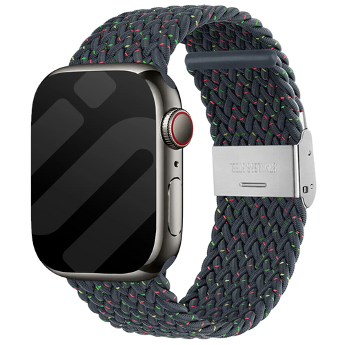 Apple Watch geflochtenes Armband (Grau-Blau mischen)