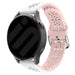 Amazfit GTR Mini Gemustertes Silikonarmband (Weiß/Rosa)