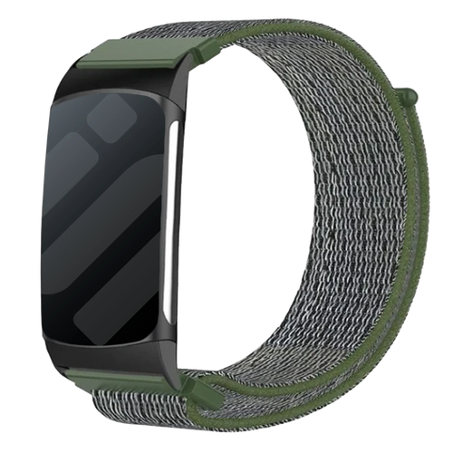 Fitbit Charge 5 Nylonarmband (Grün)