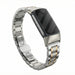 Bracelet en métal Fitbit Charge 5 (argent/or rose)