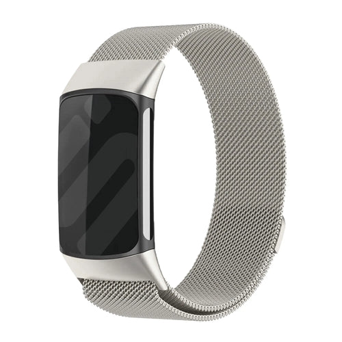 Bracelet Milanais Fitbit Charge 6 (lumière stellaire)