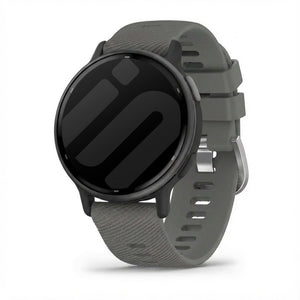 Bracelet silicone Garmin Vivoactive 5 (gris fonce)