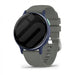 Bracelet silicone classique Garmin Vivoactive 5 (gris fonce) 