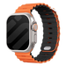 Apple Watch Ultra Ocean Strap with Snap Closure (Orange/Black)