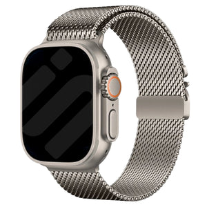 Apple Watch Ultra Modernes Milanese Armband (Titan)