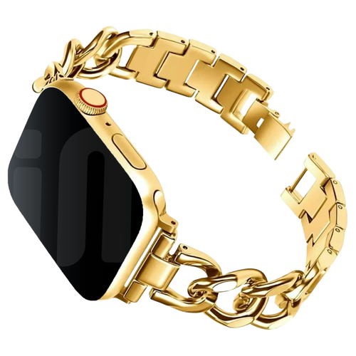 Apple Watch Stahlkettenband (Gold)