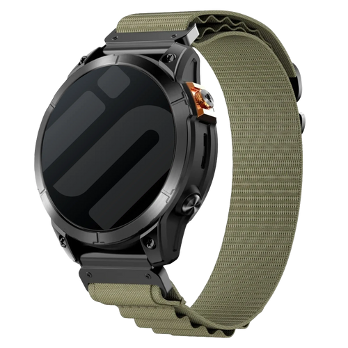 Garmin Forerunner 955 Alpine Armband (Olivgrün)