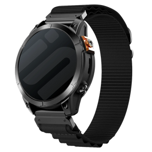 Garmin Quatix 5 / 6 / 7 Alpine Armband (Schwarz)