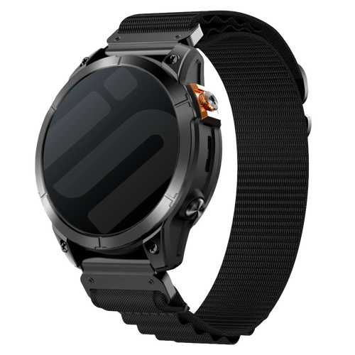 Garmin Quatix 5 / 6 / 7 Alpine Armband (Schwarz)