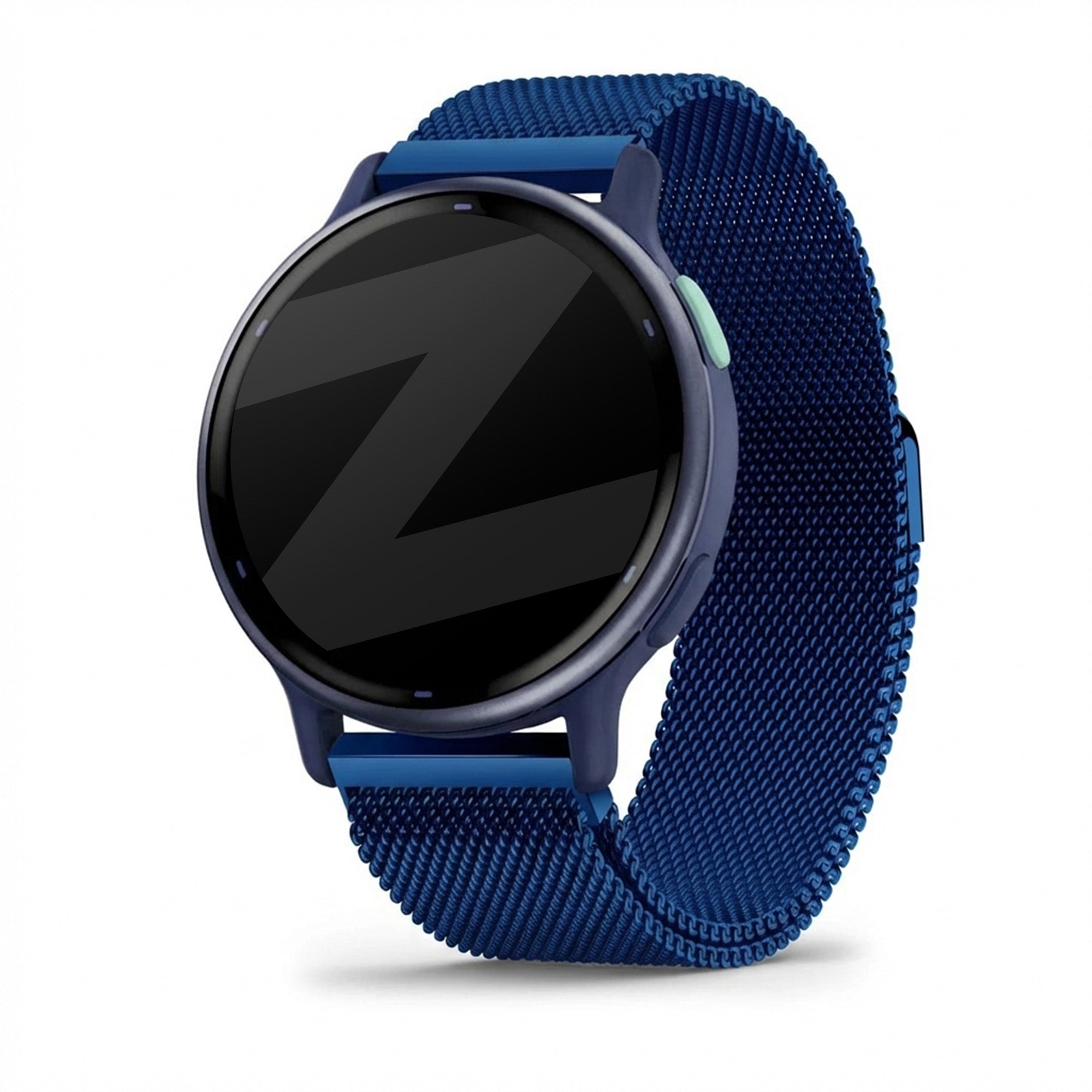 Bandz Bracelet milanais Garmin Vivoactive 5 (bleu)