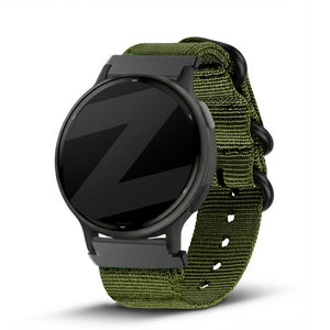 Bandz Correa nylon con hebilla Garmin Vivoactive 5 (verde)