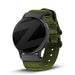 Bandz Correa nylon con hebilla Garmin Vivoactive 5 (verde)