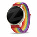 Bandz Bracelet nylon Loop Garmin Vivoactive 5 (arc-en-ciel)