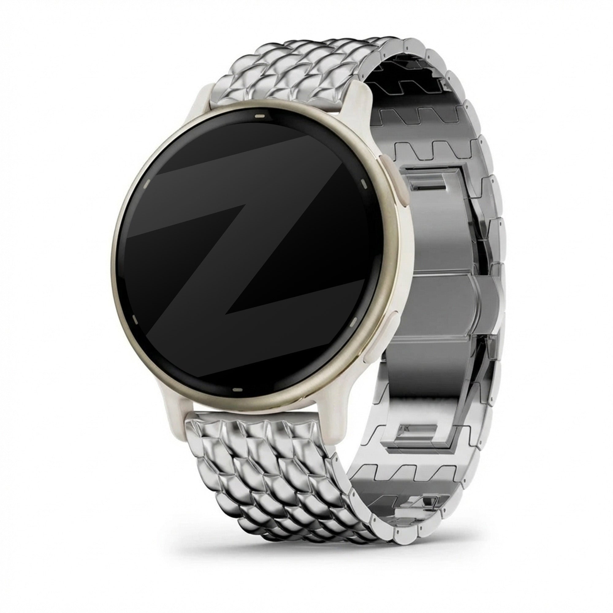 Bandz Correa acero 'Dragon' Garmin Vivoactive 5 (plateada)