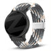 Bandz Garmin Vivoactive 5 gevlochten nylon band (zwart mix)